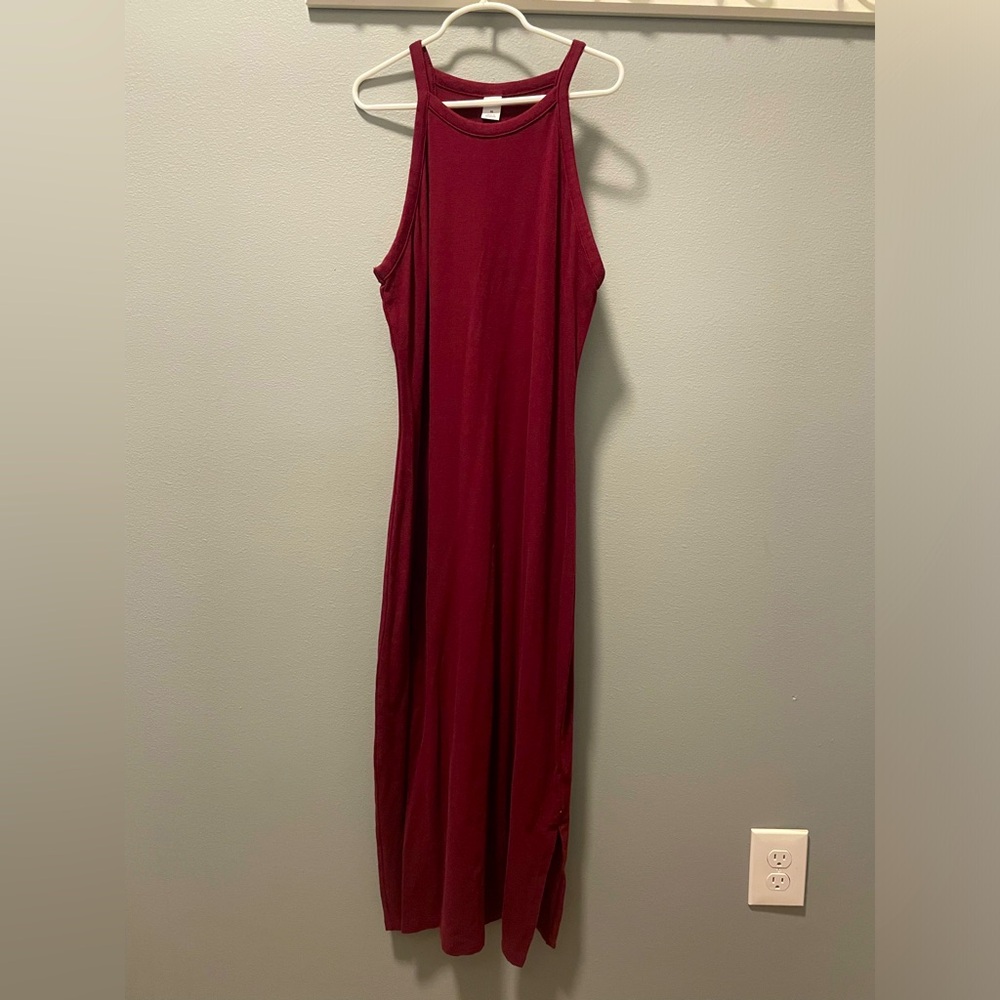 Old Navy form fitting maxi dress